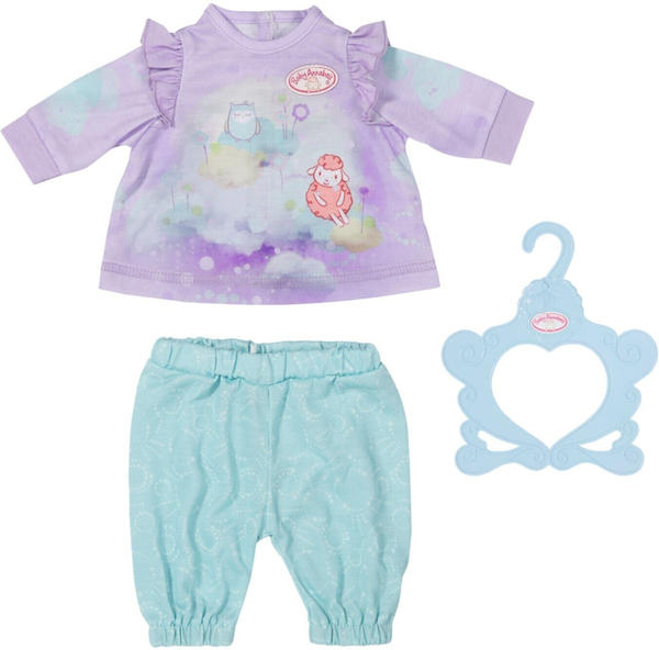 Zapf Creation Baby Annabell Puppenkleidung Sweet Dreams Schlafanzug 43 cm (706695)