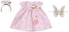 Baby Annabell 707241, Baby Annabell Weihnachtskleid, 43cm Pink