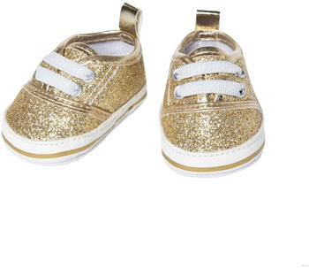 Heless Puppen-Glitzer-Sneakers, gold, Gr. 30-34 cm