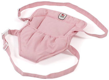 Bayer-Chic Puppen-Tragegurt Melange grau-rosa