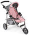 Puppenwagen Jogging-Buggy Lola Melange grau-rosa