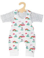 Heless 1185, Heless Puppen-Strampler mit T-Shirt Pinguin P&uuml;nktchen, Gr. 28-35...