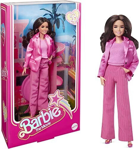 Barbie The Movie - America Ferrara als Gloria Puppe im dreiteiligen Hosenanzug in Pink (HPJ98)