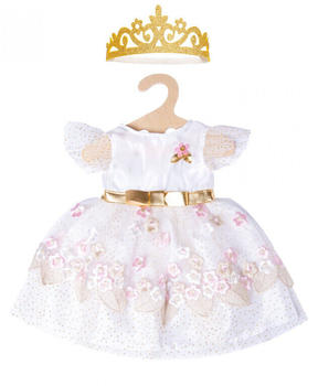 Heless Puppen-Prinzessinnenkleid Kirschblüte mit goldener Krone Gr. 35-45 cm