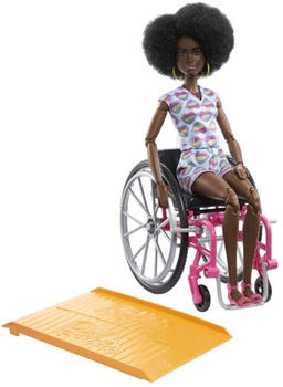 Barbie Fashionistas - Puppe im Rollstuhl mit schwarzen Haaren #194 (HJT14)