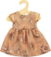 HELESS 1230, HELESS 1230 Puppen-Glitzerkleid Ros&eacute; Gold, Gr&ouml;&szlig;e 28-35 cm