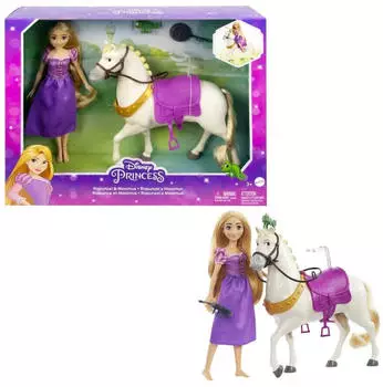 Mattel Disney Princess - Rapunzel & Maximus (HLW23)