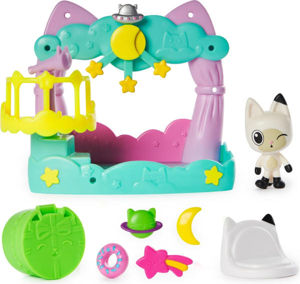 Spin Master Gabby's Dollhouse - Pandy Paws Verträumter Ausguck Balkonset