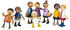 Small Foot Design Biegepuppen-Familie mit Baby