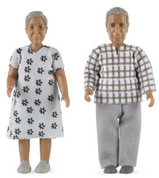 Lundby Puppenhauspuppen Großeltern Familie Nikki (60-8086-00)