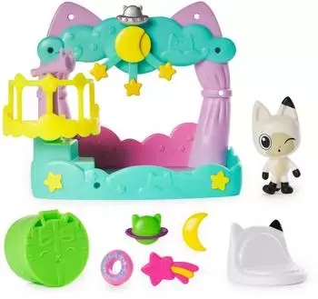 Spin Master Gabby's Dollhouse Balkon-Spielset mit Figur & Zubehör (6069729)