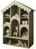 Lookway Babushka Kinderregal im Puppenhaus-Design, olivgrün, Holzwerkstoff, 90x119x39cm (800001532334)