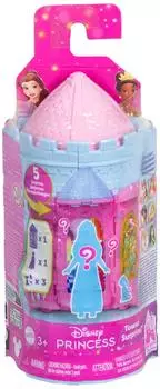 Disney Princess Tower Surprise Stapel-Spielset mit Mini-Puppe und Zubehör (JBL46)