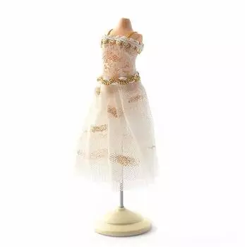 Reutter Porzellan Kleid auf Mannequin-Ständer, Puppenhaus-Miniatur (RP17132)