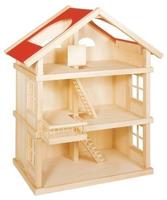 Goki 51957, Goki H&ouml;lzerne Puppe Haus XL (51957)