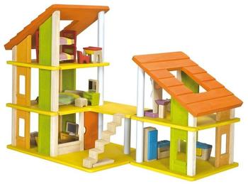 Plan Toys Chalet Puppenhaus mit Möbeln