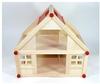 Freda Puppenhaus aus Holz mit 2 Etagen Tragegriff 40x25x38cm Art. GF2153B