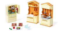 Sylvanian Families 5341 Kitchen Play Set - K&uuml;che mit K&uuml;hlschrank