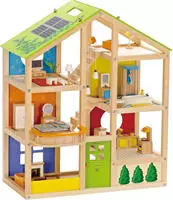 HAPE E3401, HAPE E3401 Vier-Jahreszeiten Haus (m&ouml;bliert)