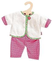 Heless 1625, Heless Kuscheliges Puppen-Wendejacken-Set Blumi, klein, Gr. 28-35 cm