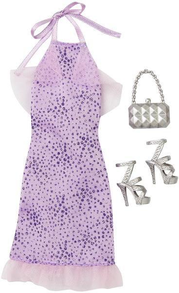 Mattel Barbie - Mode für Barbie Puppe Kleidung - Abendkleid Kleid lavendel
