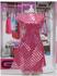Mattel Barbie - Trend Mode für Barbie Puppe Kleidung - Kleid mit Glanz Print