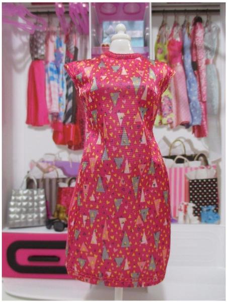 Mattel Barbie - Trend Mode für Barbie Puppe Kleidung - Sommer Kleid rot