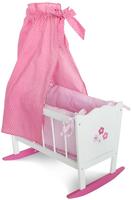 Bayer Chic 2000 504 99, Bayer Chic 2000 Puppenwiege (504 99) Weiss/Pink