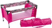 Bayer Chic 2000 652-43, Bayer Chic 2000 Puppen-Reisebett Einhorn (652-43) Braun
