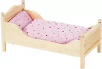 Goki 51917, Goki Puppenbett (51917) Beige