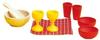 Rülke Holzspielzeug 21642 Puppenhauszubehör, holzfarben, rot, gelb