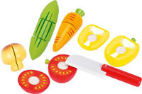 goki 51598 Gem&uuml;se mit Klettverbindung, mehrfarbig (1 Set)