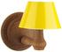 Kahlert Licht Wandlampe Kunststoffschirm gelb