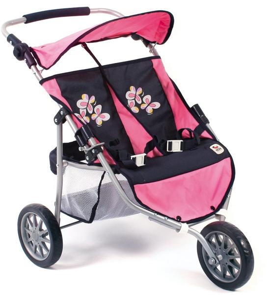 Bayer-Chic Zwillings-Buggy Jogger - Pink Checker