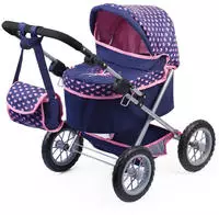 Doll's Pram Trendy - Navy (13052AA)