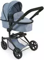 Bayer Chic 2000 595-50, Bayer Chic 2000 Kombi-Puppenwagen Mika, Jeans blau