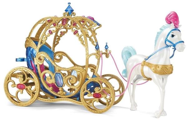 Mattel Disney Princess - Cinderella Pferd & Kutsche