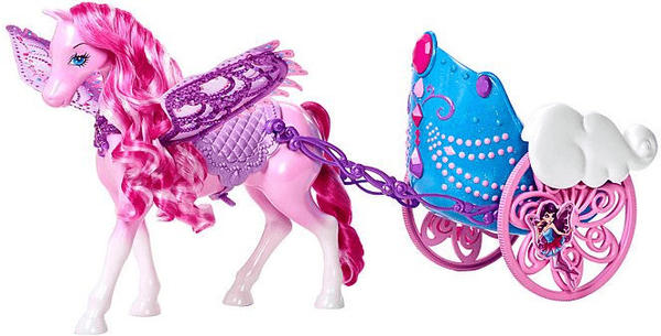 Barbie Mariposa - Pegasus mit Kutsche