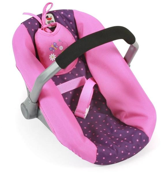 Bayer-Chic Puppen-Autositz - Punkte lila rosa