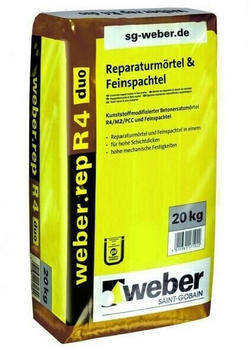 SG-Weber weber.rep R4 duo 20kg zementgrau