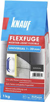 Knauf Fugenm&ouml;rtel Flexfuge Universal 1-20 mm samtschwarz 1 kg Fugenm&ouml;rtel