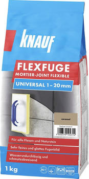 Knauf Flexfuge Universal 1-20mm 1kg caramel