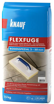 Knauf Flexfuge Bodenspezial 2-50mm 15kg zementgrau