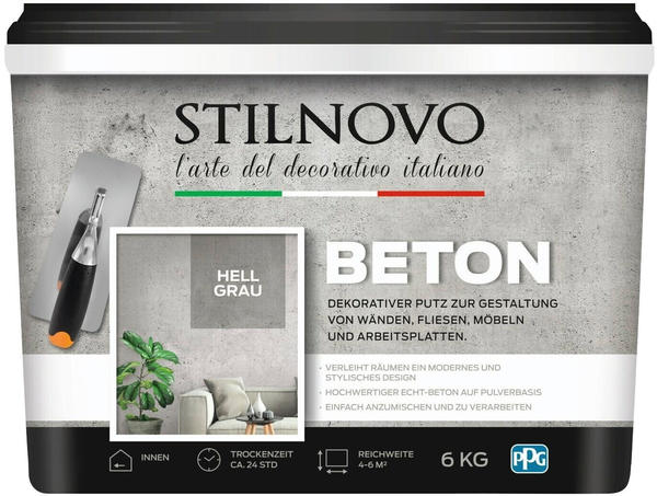 Stilnovo Beton 6kg hellgrau