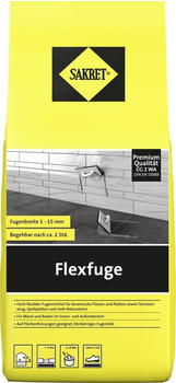 Sakret Flexfuge 1-15mm 1kg zementgrau