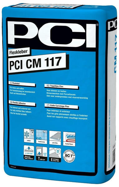 PCI CM117 Flexkleber 25kg grau