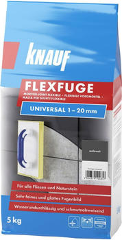 Knauf Insulation Fugenmörtel Flexfuge Universal 1 - 20 mm anthrazit 5 kg (0779052898)