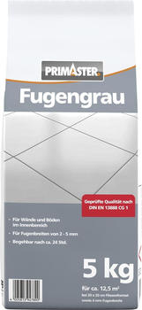 PRIMASTER Fugengrau 2 - 5 mm dunkelgrau 5 kg (0779052707)