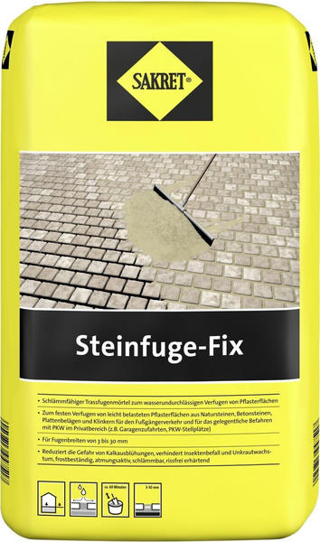 Sakret Steinfuge Fix anthrazit 20 kg (0779052490)