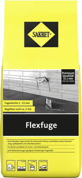 Sakret Flexfuge 1 - 15 mm silbergrau 5 kg (0779052743)
